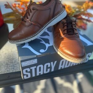Stacy Adams Kids Brown Dress Shoes
